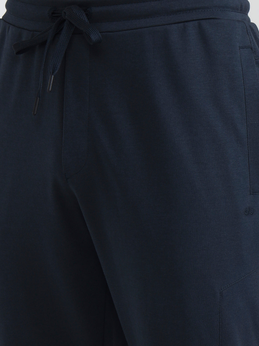 Deep Blue Solid Slim Fit Track Pant | JadeBlue