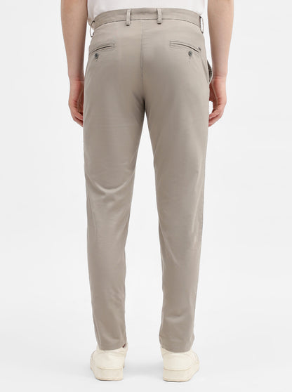 Grey Solid Uno Fit Casual Trouser | JadeBlue