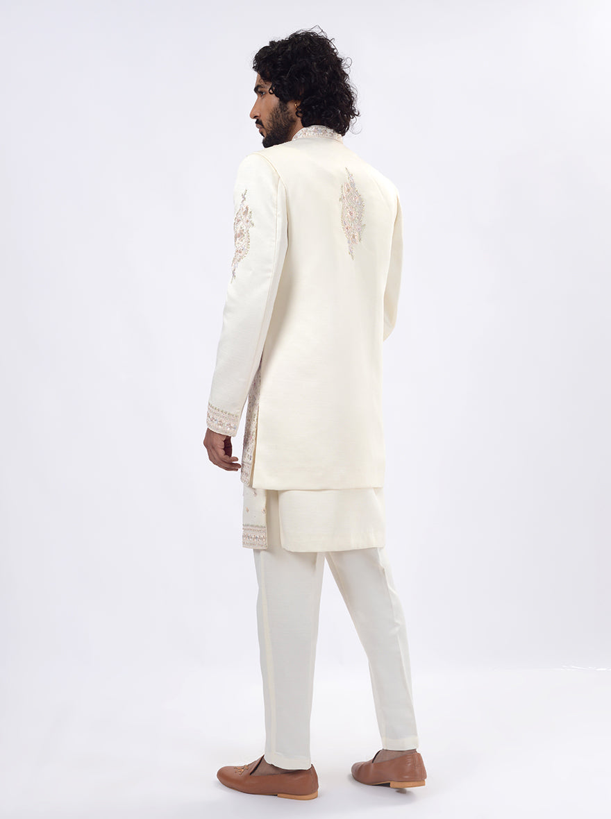 Cream Indowestern | TULA