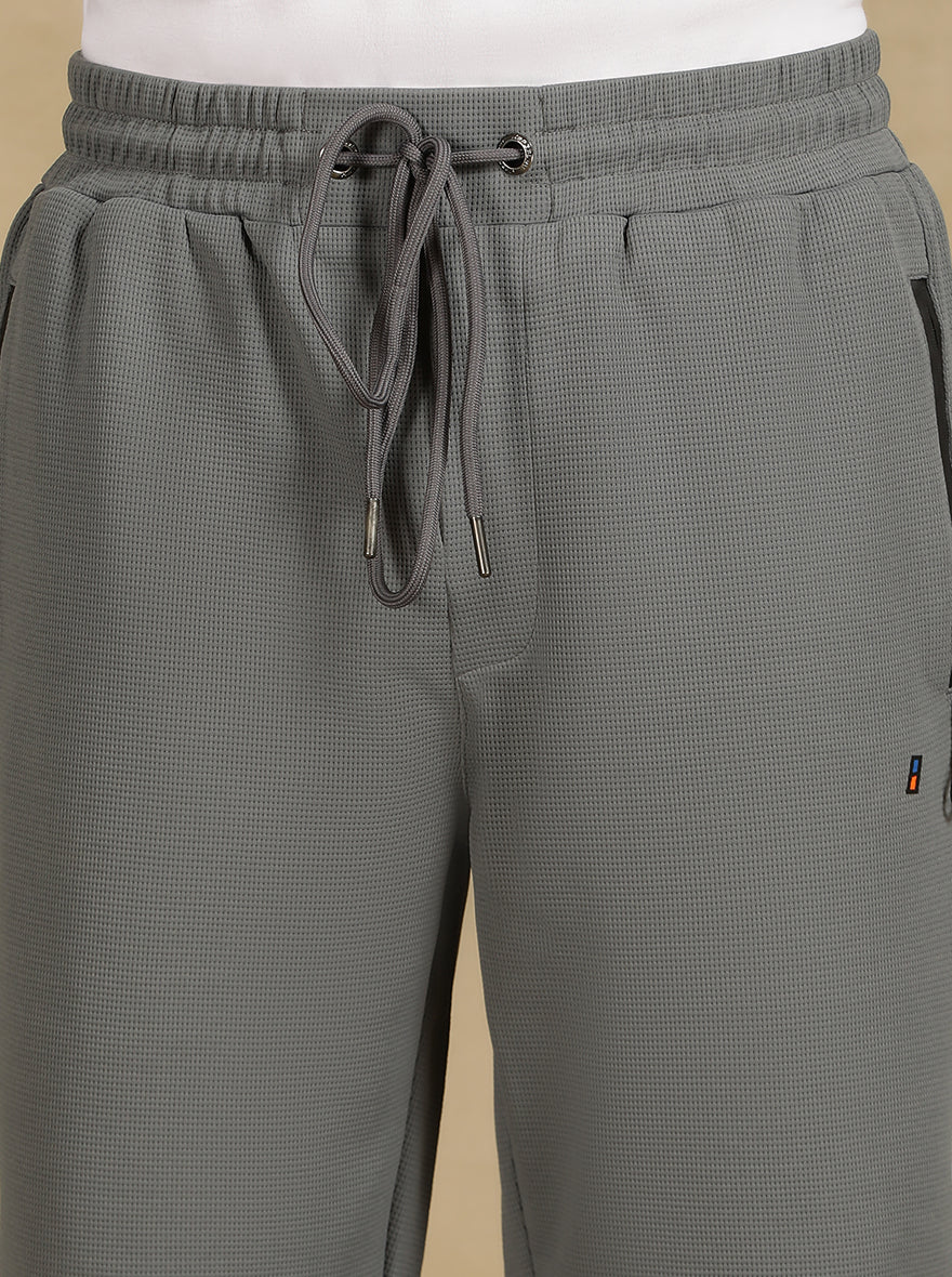 Mid Grey Solid Slim Fit Shorts | Jade Play