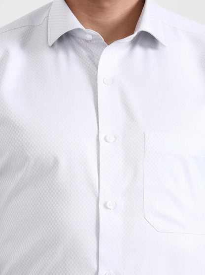 Grey Solid Slim Fit Formal Shirt | Greenfibre