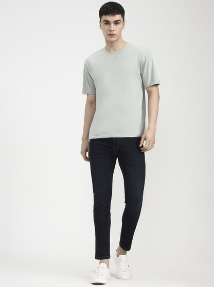 Deep Indigo Blue Solid Rider Fit Jeans | JadeBlue
