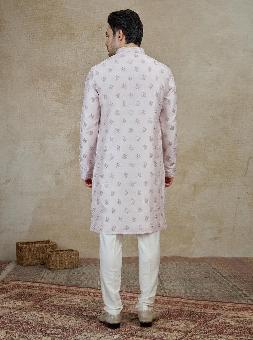 Cream Embroidered Kurta Pajama | TULA