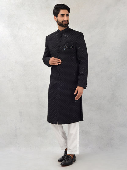 Black Sherwani | Azania