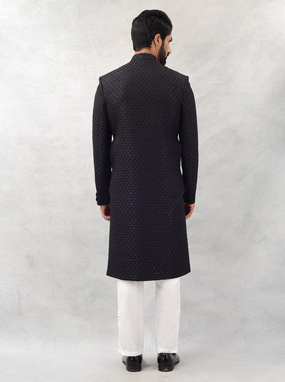Black Sherwani | Azania