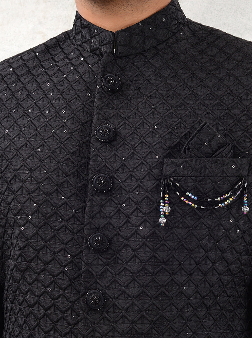 Black Sherwani | Azania
