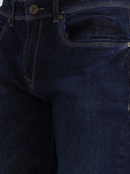 Indigo Blue Washed Slim Fit Jeans | JadeBlue