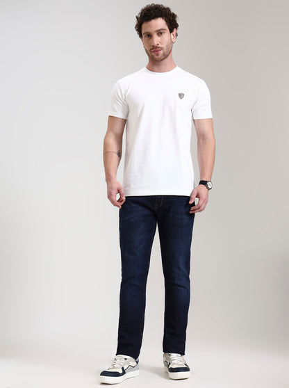 Indigo Blue Washed Slim Fit Jeans | JadeBlue