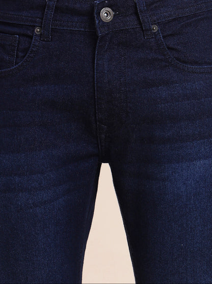 Denim Blue Washed Narrow Fit Jeans | Greenfibre