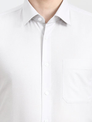 Grey Solid Slim Fit Formal Shirt | JadeBlue Youth