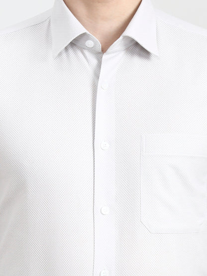 Grey Solid Slim Fit Formal Shirt | JadeBlue Youth