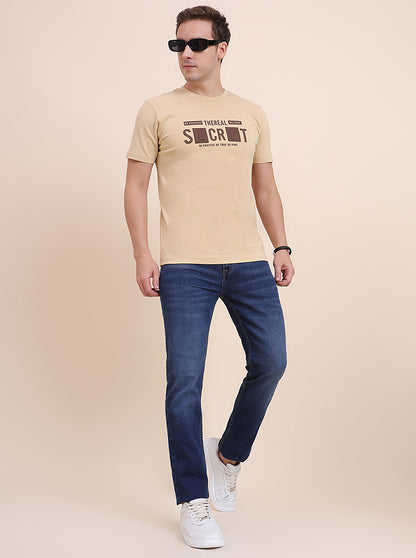 Dark Indigo Blue Washed Straight Fit Jeans | JadeBlue