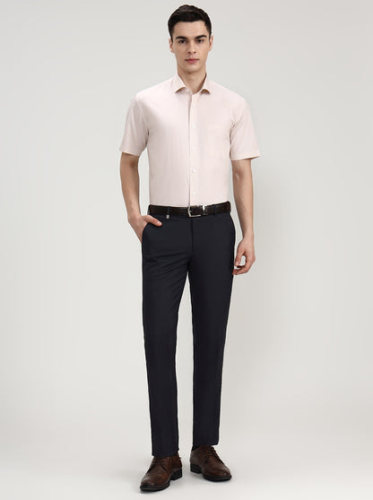 Fawn Solid Regular Fit Formal Shirt | JadeBlue