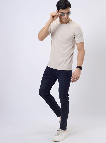 Ink Blue Washed Rider Fit Jeans | JadeBlue