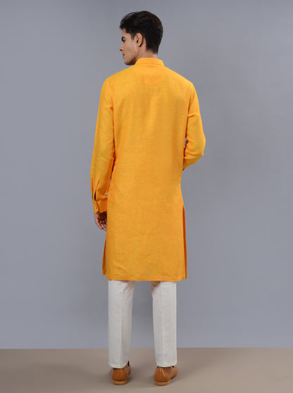 Orange & Yellow Kurta Pajama | TULA