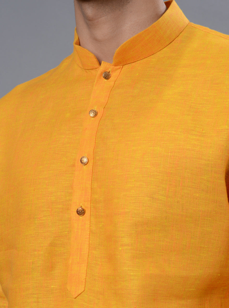 Orange & Yellow Kurta Pajama | TULA