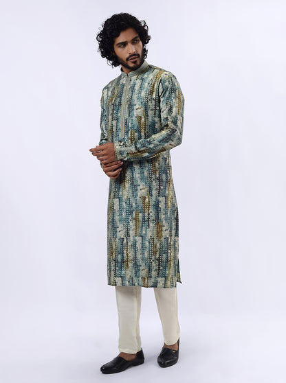 Grey Kurta Pajama | Azania