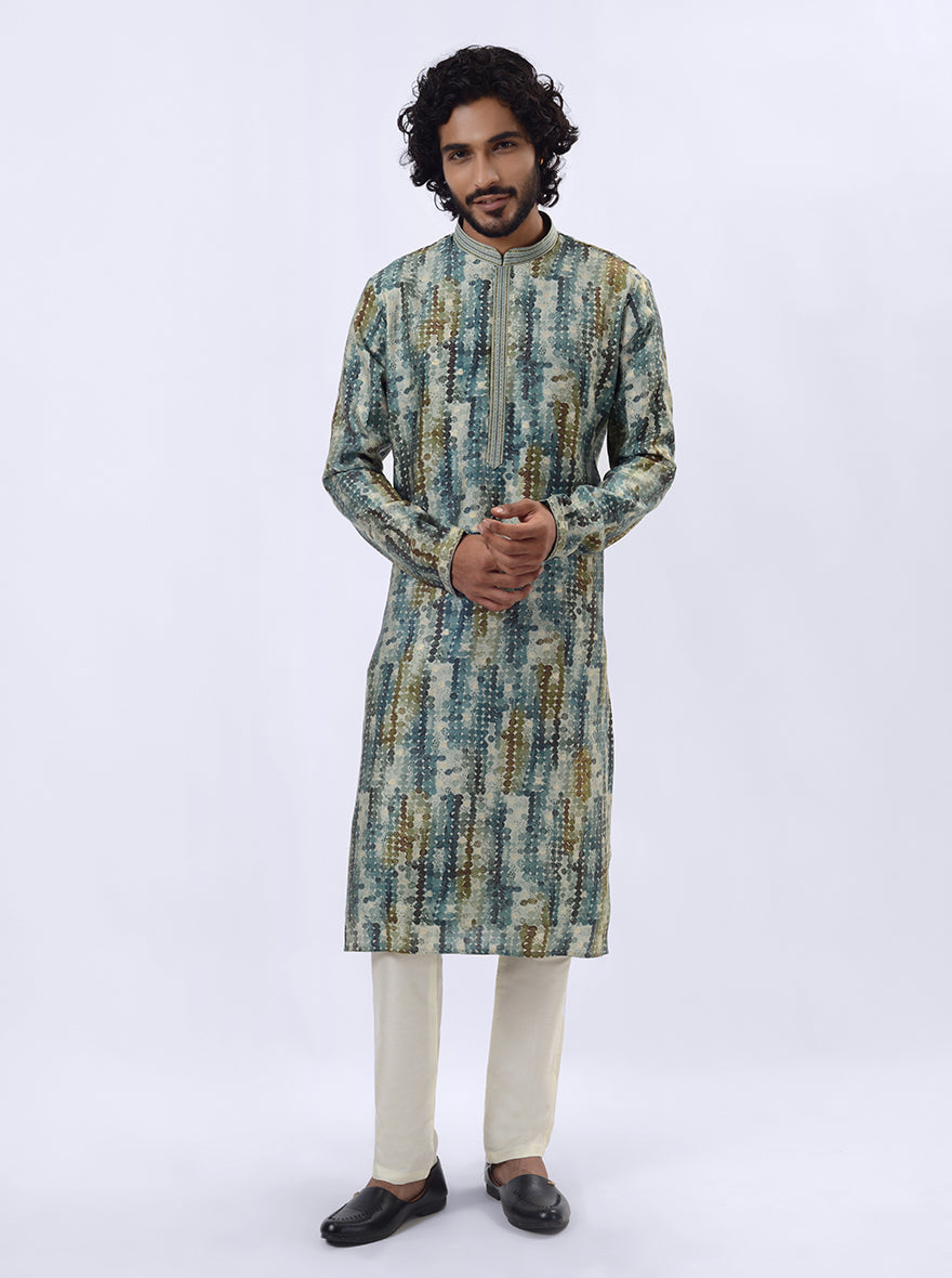 Grey Kurta Pajama | Azania