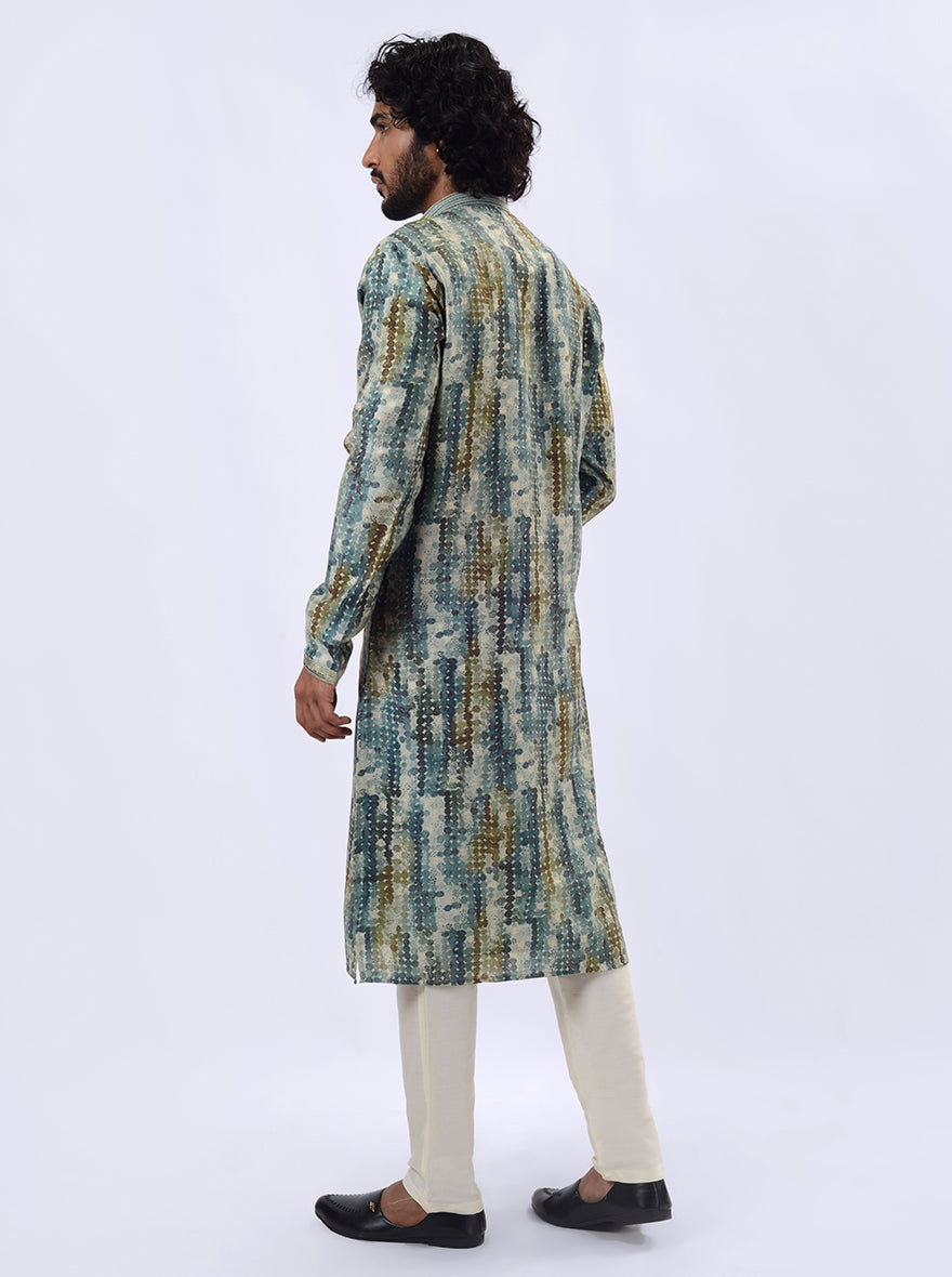 Grey Kurta Pajama | Azania