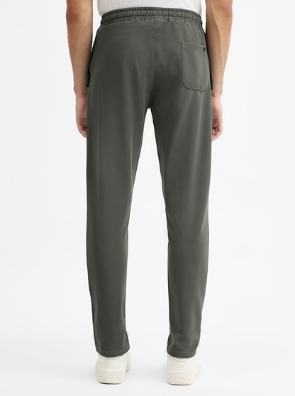 Olive Striped Slim Fit Track Pant | JadeBlue