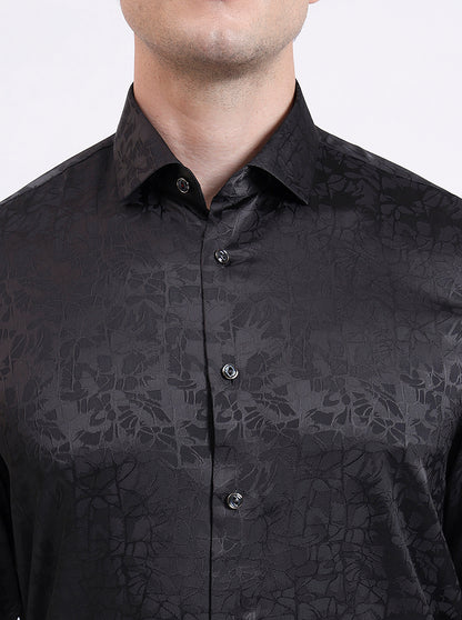 Brown Solid Slim Fit Party Wear Shirt | Wyre