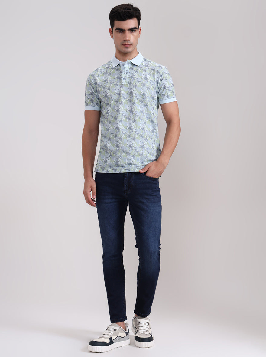 Dark Indigo Blue Solid Rider Fit Jeans | JadeBlue