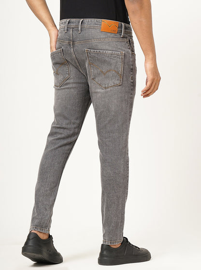 Grey Washed Rider Fit Jeans | JadeBlue