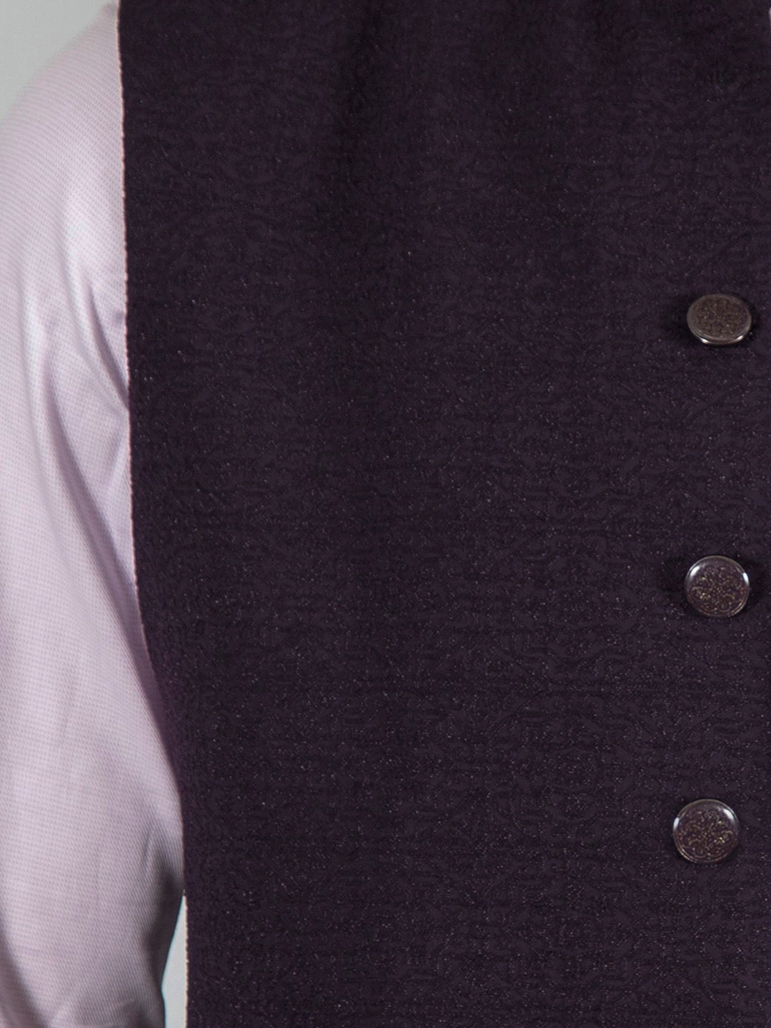 Wine Solid Waistcoat | Wyre