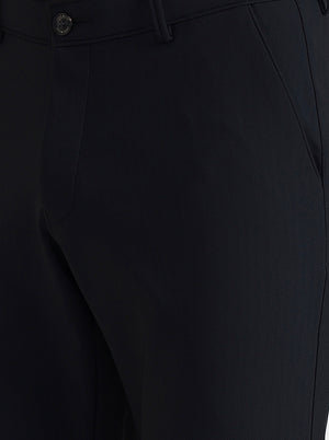Black Printed Slim Fit Club Wear Trouser | Wyre
