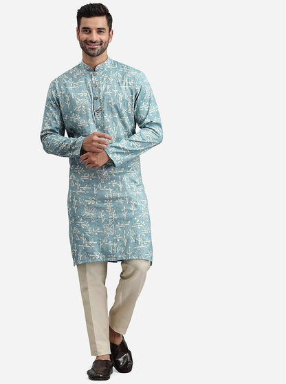 Ice Blue Kurta | The Kurta Company