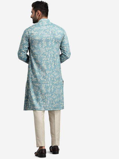 Ice Blue Kurta | The Kurta Company