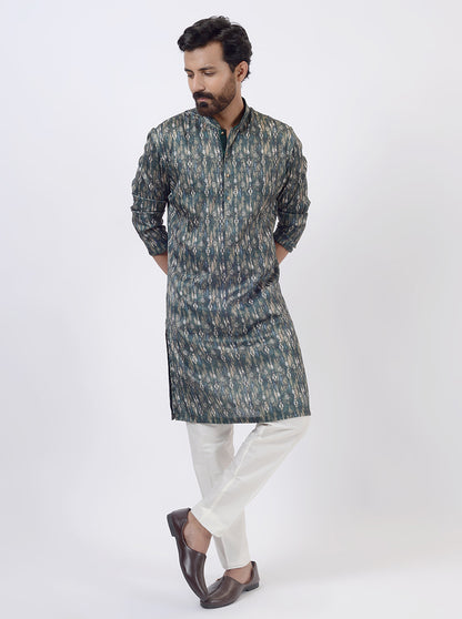 Bottle Green Kurta Pajama | Azania