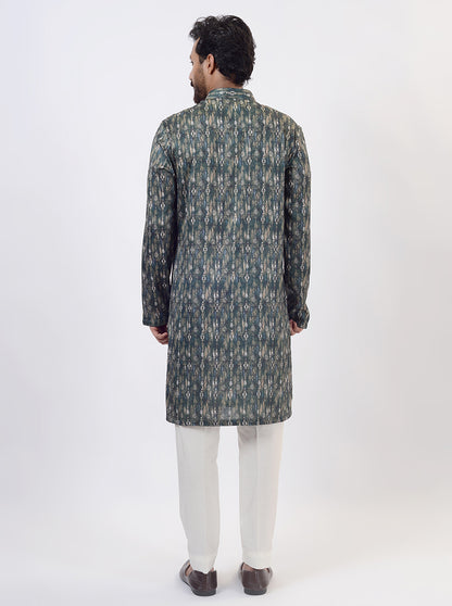 Bottle Green Kurta Pajama | Azania
