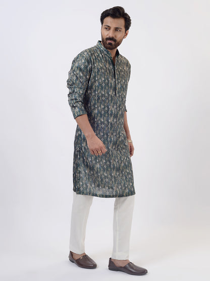 Bottle Green Kurta Pajama | Azania