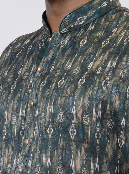Bottle Green Kurta Pajama | Azania