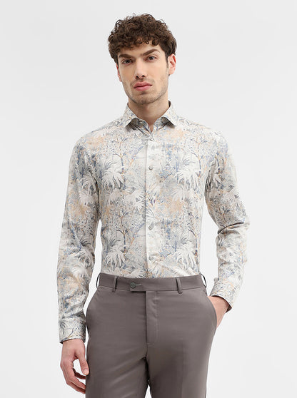 Multicolor Printed Slim Fit Party Wear Shirt | Wyre