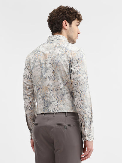 Multicolor Printed Slim Fit Party Wear Shirt | Wyre