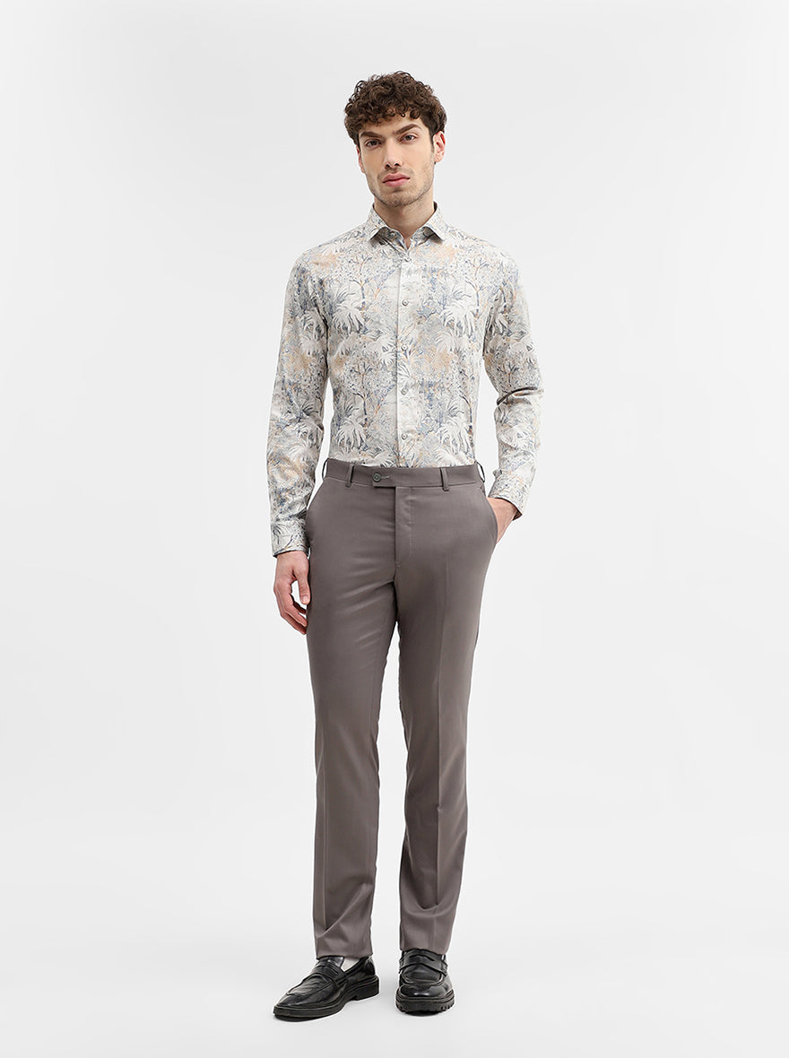 Multicolor Printed Slim Fit Party Wear Shirt | Wyre