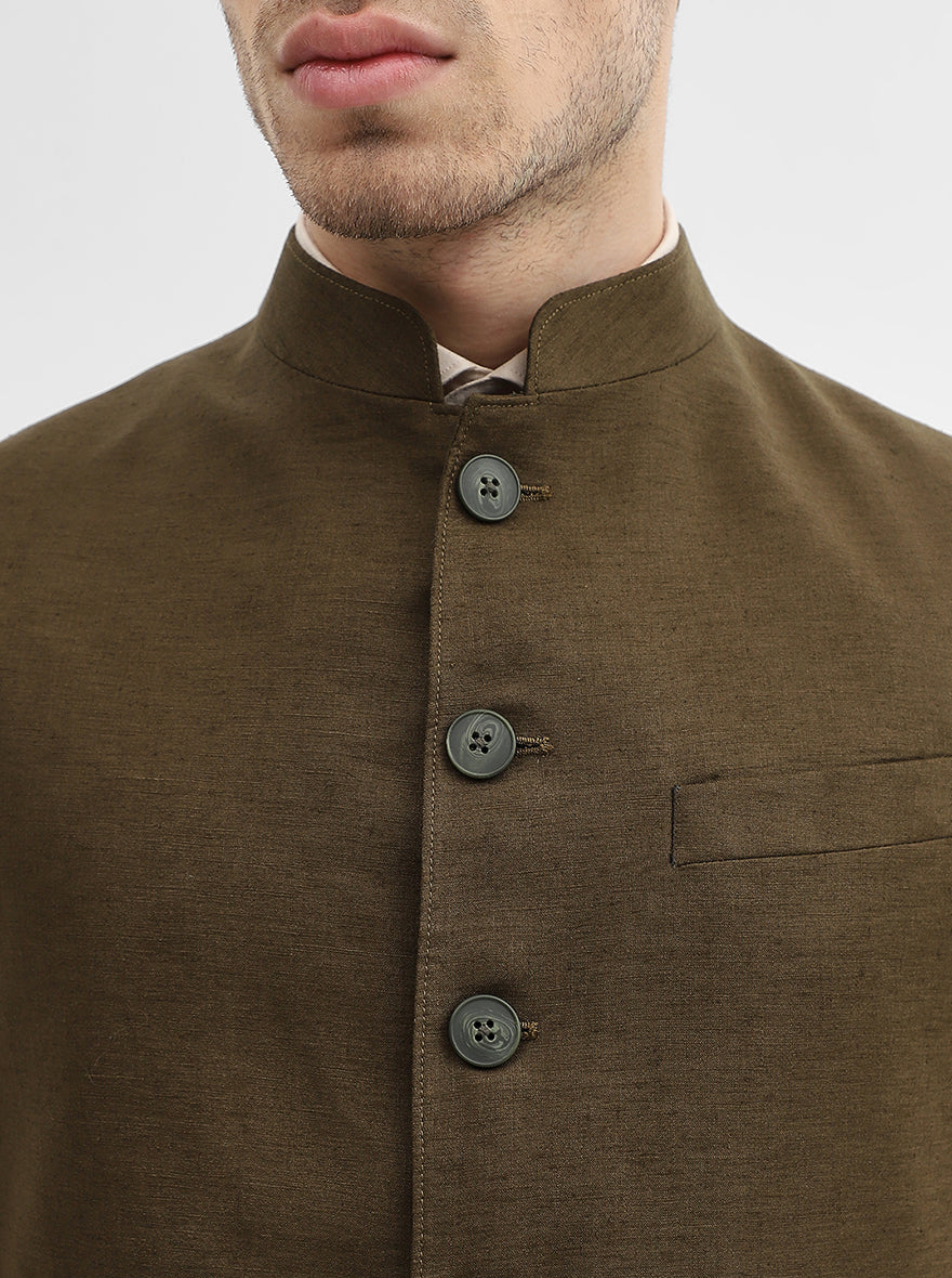 Mouse Solid Regular Fit Modi Jacket | JadeBlue