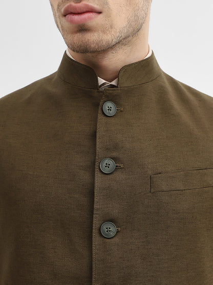 Mouse Solid Regular Fit Modi Jacket | JadeBlue