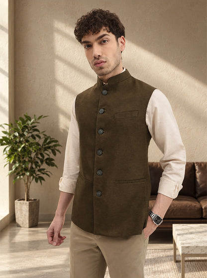 Mouse Solid Regular Fit Modi Jacket | JadeBlue
