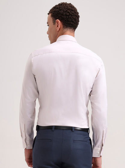 Fawn Solid Slim Fit Formal Shirt | JadeBlue Super Luxe
