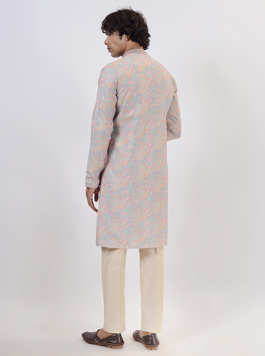Grey Kurta Pajama | Azania