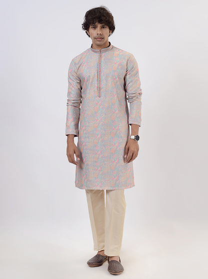 Grey Kurta Pajama | Azania
