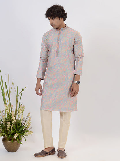 Grey Kurta Pajama | Azania