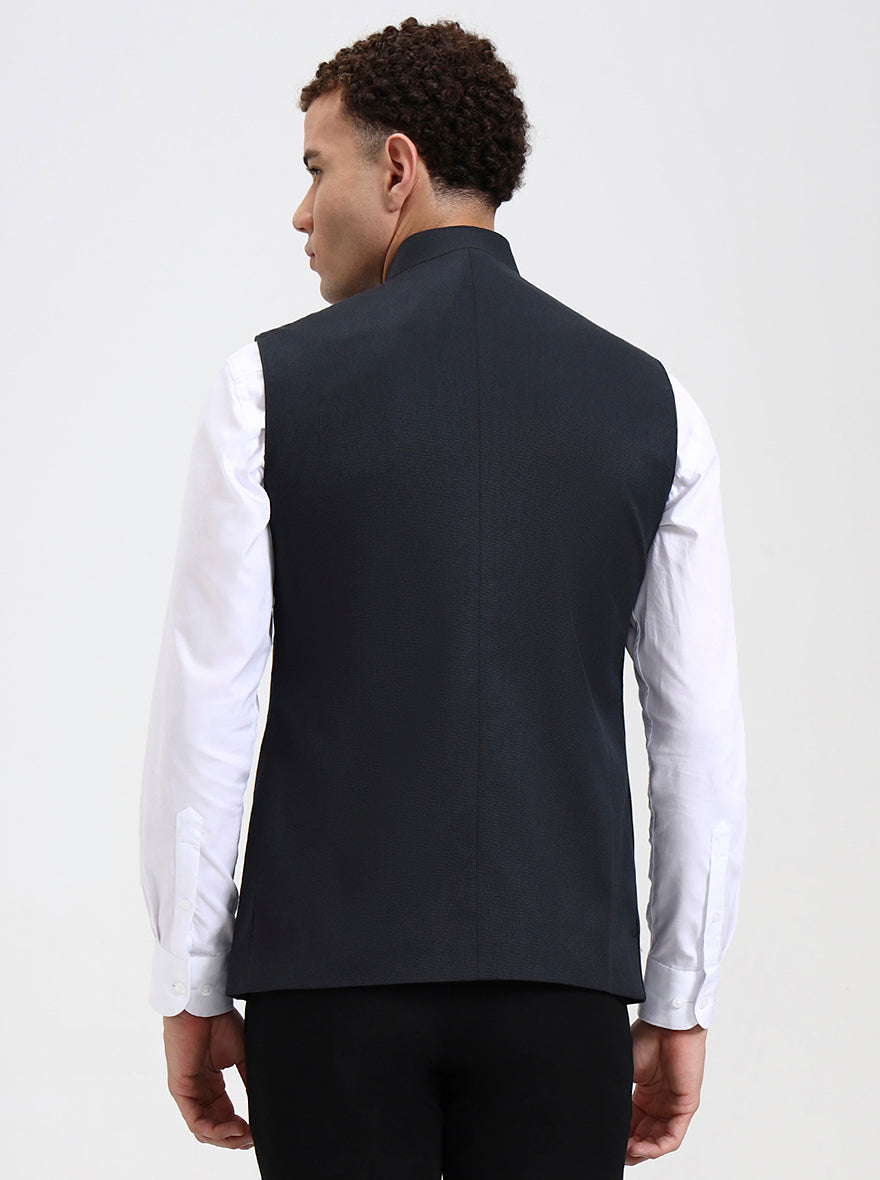 Grey Solid Regular Fit Modi Jacket | JadeBlue