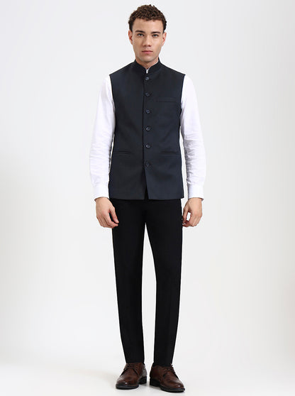 Grey Solid Regular Fit Modi Jacket | JadeBlue