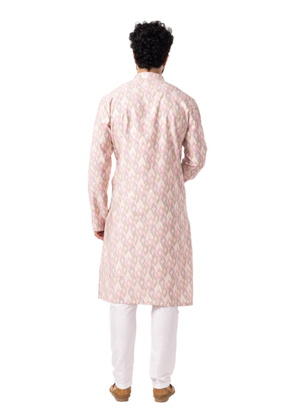 Pink Printed kurta - The Kurta Company