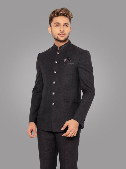 Navy Blue Jodhpuri Suit | JadeBlue