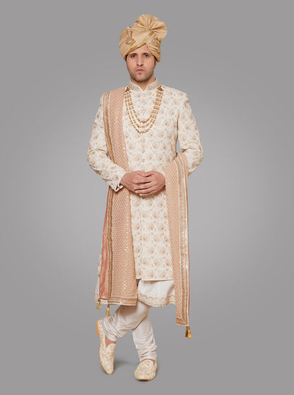 Off White Sherwani | TULA
